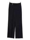 Peserico Striped Detail Casual Pants In Blue