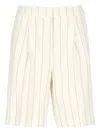 Peserico Pinstriped Bermuda Shorts