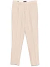 Peserico Pinstriped Trousers In Neutrals