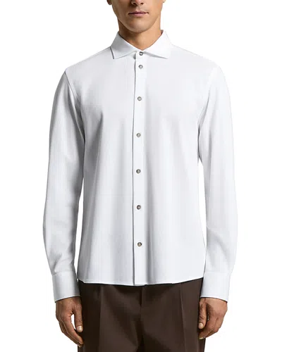Peserico Pique Shirt In White