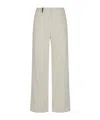 Peserico Pleat-detail Cropped Trousers In White