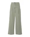 Peserico Pleat-detailing Palazzo Pants In Gray
