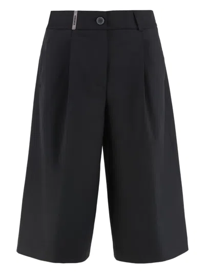 PESERICO PLEATED BERMUDA SHORTS