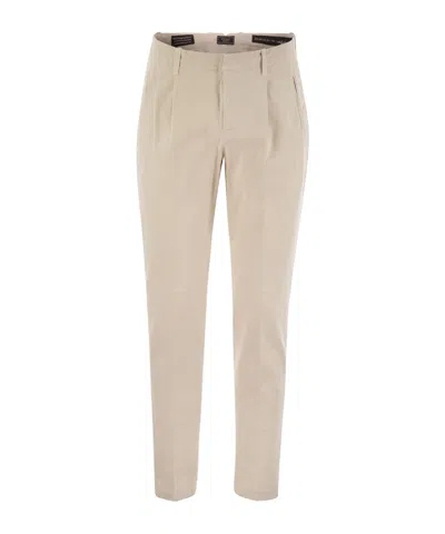 PESERICO PLEATED CASUAL PANTS