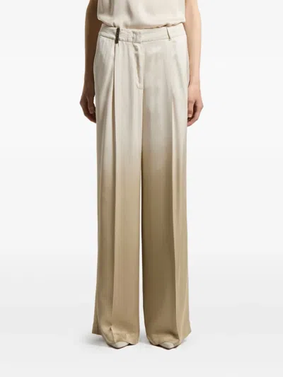 Peserico Pleated-details Trousers In Multi