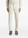 Peserico Pleated-front Trousers In Neutral
