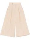 Peserico Pleated Palazzo Pants In Neutrals