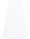 Peserico Pleated Palazzo Trousers In White