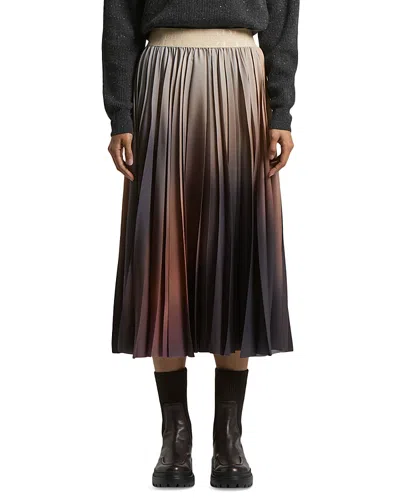 Peserico Pleated Skirt In Black