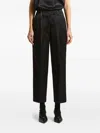 Peserico Pleated Trousers In Black