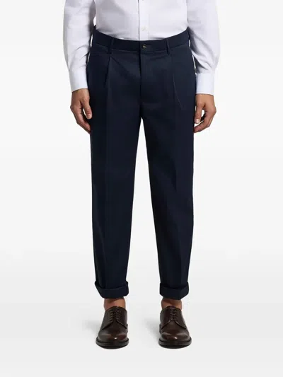 Peserico Pleated Trousers In Black