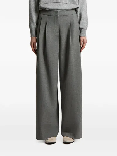Peserico Pleated Trousers In Green