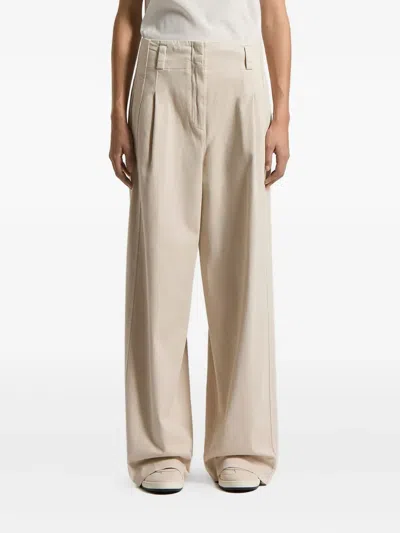 Peserico Pleated Trousers In Neutral