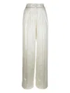 Peserico Pleated Trousers In White
