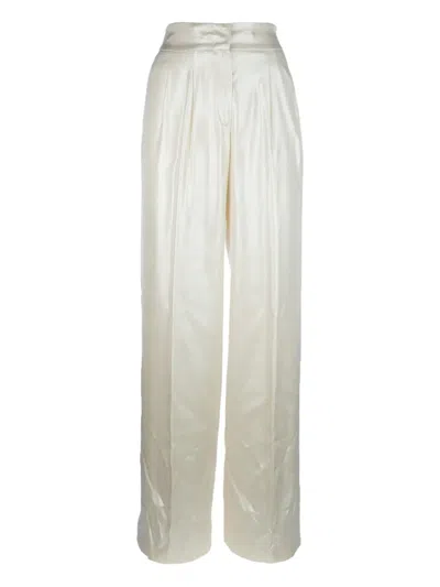 Peserico Pleated Trousers In White