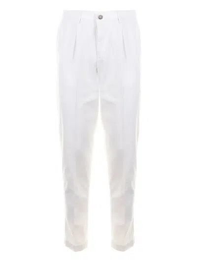 Peserico Pleated Trousers In White