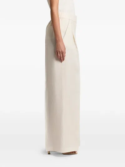 Peserico Pleated Trousers In White