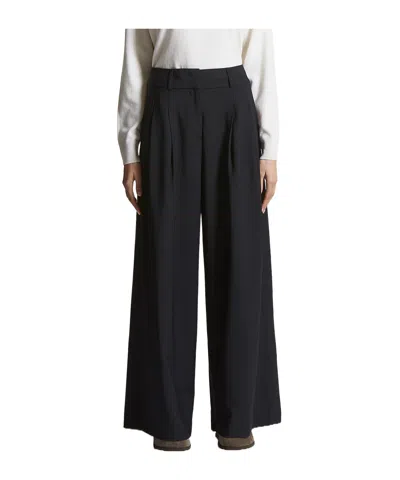 PESERICO PLEATED WIDE-LEG TROUSERS