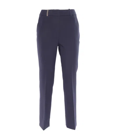 PESERICO SIDE-SLIT TROUSERS