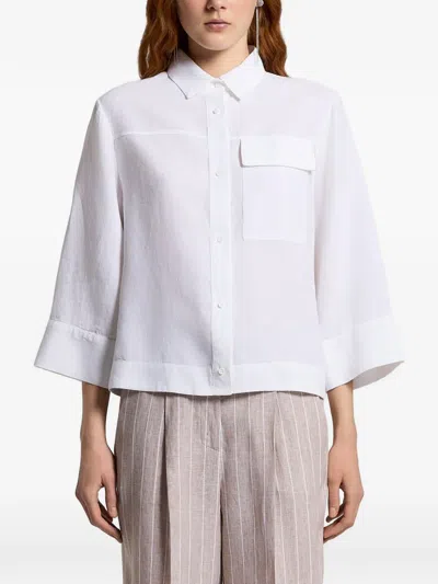 Peserico Shirt With Pocket In White