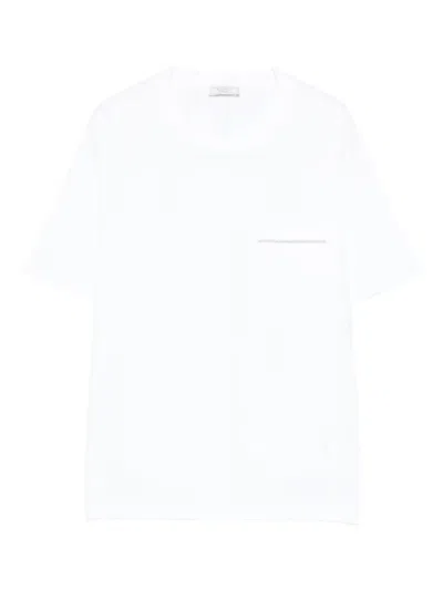 Peserico Pocket T-shirt In White