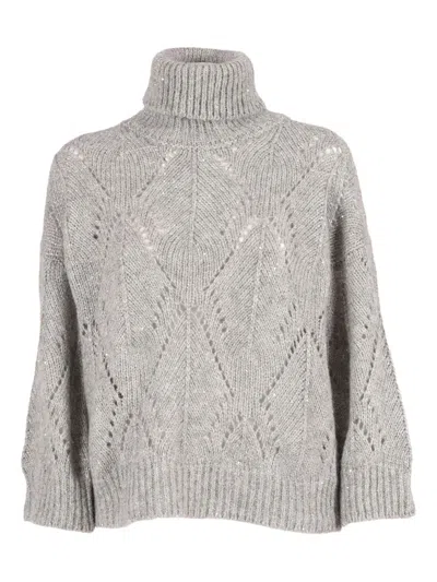 PESERICO POINTELLE-KNIT JUMPER