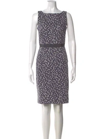 Pre-owned Peserico Polka Dot Print Mini Dress In Multi