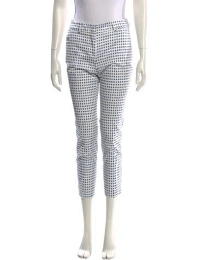 Pre-owned Peserico Polka Dot Print Skinny Leg Pants