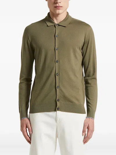 PESERICO POLO-NECK BUTTONED SWEATER