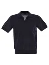 Peserico Cotton And Silk Polo Shirt