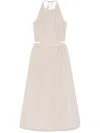 Peserico Poplin Maxi Dress In Neutrals
