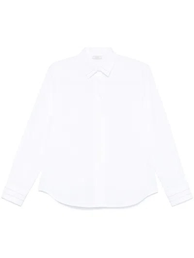 Peserico Poplin Shirt In White