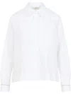 Shop Peserico Poplin Shirt In White