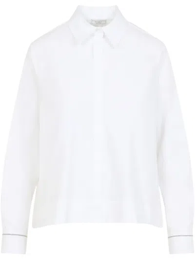 Peserico Poplin Shirt In White