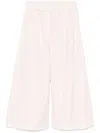 Peserico Poplin Trousers In Pink