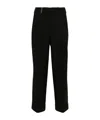 Peserico Tailored Trousers With Elegant Fit And High-quality Fabric In Black
