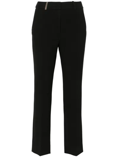 PESERICO PRESSED-CREASE TROUSERS