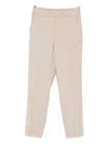 Peserico Pressed-crease Trousers In Neutral