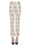 Peserico Printed Chino Trousers In Multicoloured