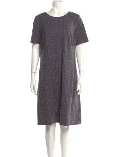 Pre-owned Peserico Printed Knee-length Dress In Multi