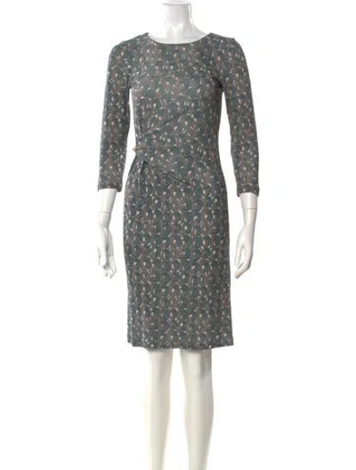 Pre-owned Peserico Printed Mini Dress In Multi