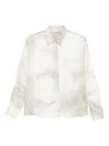 Peserico Tie-dye Shirt In White