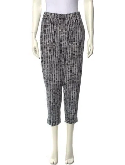 Pre-owned Peserico Printed Skinny Leg Pants In Multi