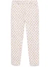 Peserico Printed Trousers In White