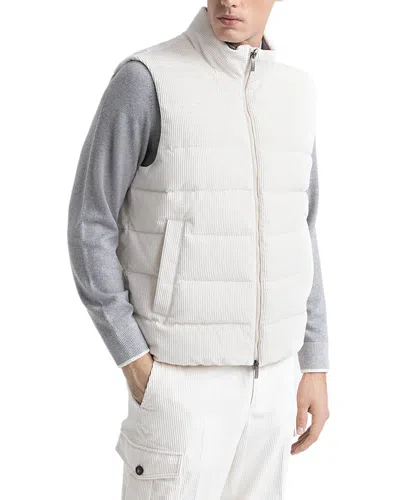 Peserico Puffer Vest In White