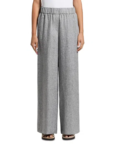 Peserico Pull On Palazzo Pants In Gray