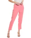 Peserico Wide Trousers In Cotton Blend In Pink