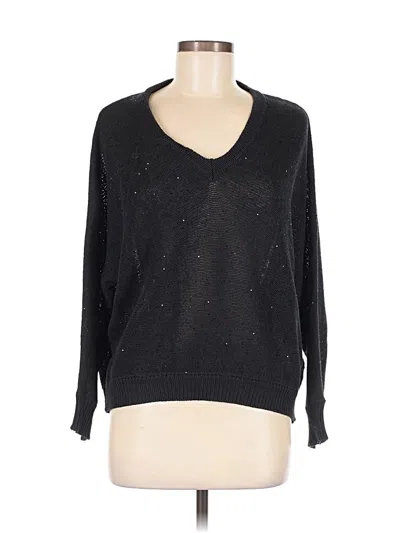 Pre-owned Peserico Pullover Sweater In Black