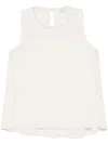 Peserico Punto Luce-chain Top In Neutrals