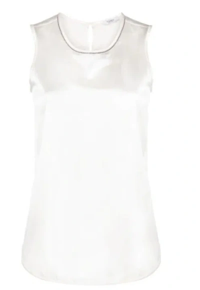 PESERICO PUNTO LUCE-DETAIL SATIN TOP